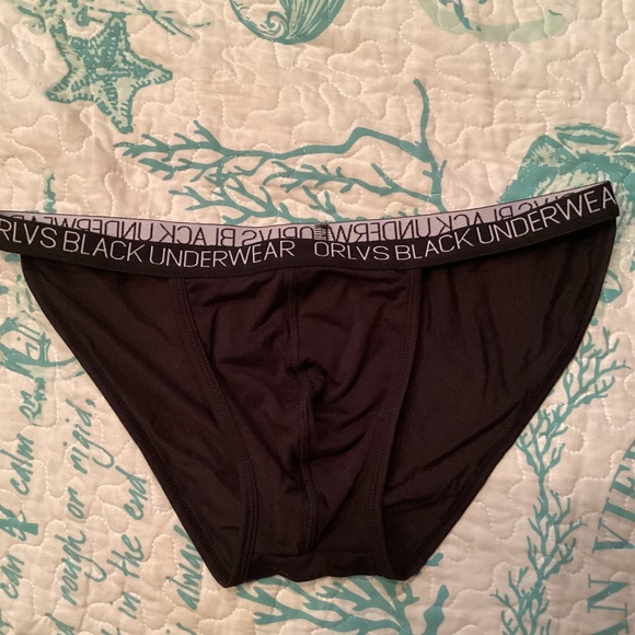 Black, brief, like new, medium - Picture 2 of 4